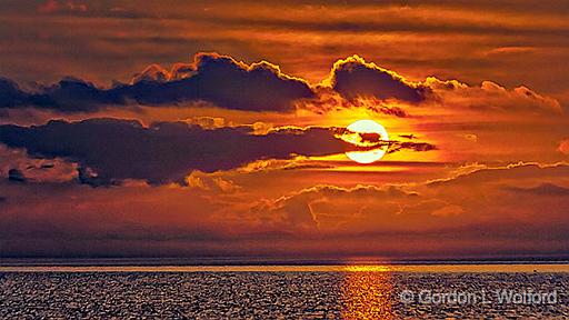 Sunrise Over Powderhorn Lake_28028.jpg - Photographed near Port Lavaca, Texas, USA.